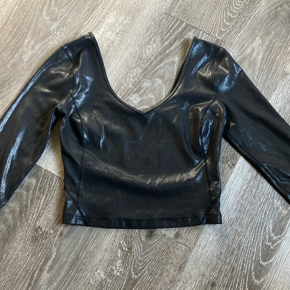 lululemon athletica Align Long Sleeve Shirt Shine Radiate Foil Print - Picture 6 of 15